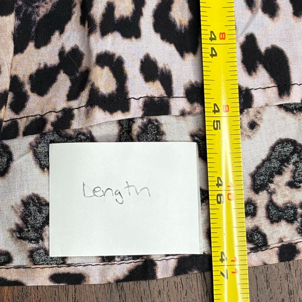 Mikoh Labasa Cover Up Dress Leopard 1/Small - Picture 7 of 9